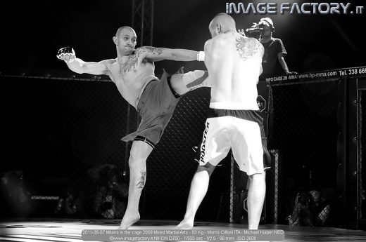 2011-05-07 Milano in the cage 2059 Mixed Martial Arts - 83 Kg - Morris Cilfoni ITA - Michael Kuiper NED